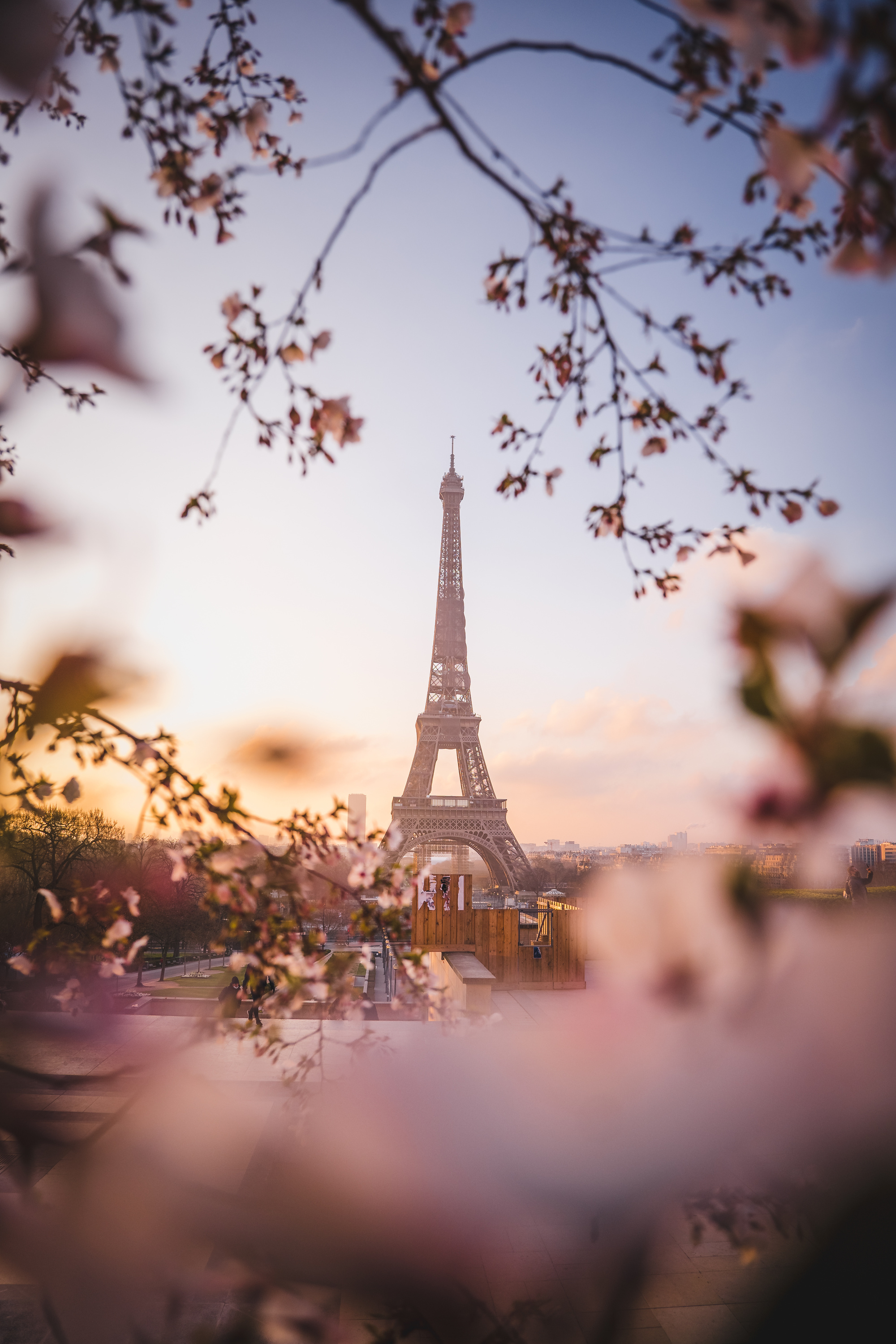 An Eiffel Tower Under the Clear Sky